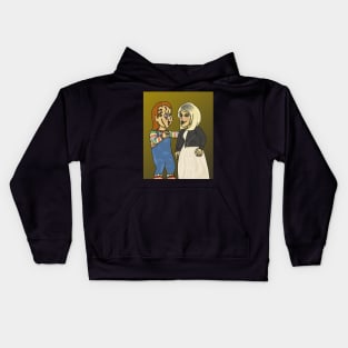 Chucky and Tiffany Kids Hoodie